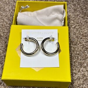 Kendra Scott Gold and Silver Hoop Earrings - NWT